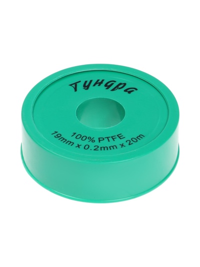 Лента ФУМ ТУНДРА, 19 мм × 0.2 мм × 20 м