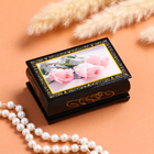Шкатулка «Розовые розы», 6×9 см, лаковая миниатюра - Фото 4