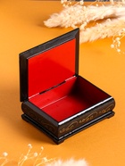 Шкатулка для украшений «Мишки», 7.5×10 см, лаковая миниатюра - Фото 2