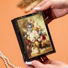 Шкатулка «Букет цветов», 10×14 см, лаковая миниатюра - Фото 2