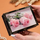 Шкатулка «Розы», 10×14 см, лаковая миниатюра - фото 8323555