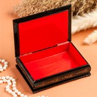 Шкатулка для украшений «Закат», 10×14 см, лаковая миниатюра - Фото 3