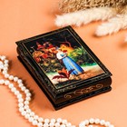 Шкатулка для украшений «Аленький цветочек», 10×14 см, лаковая миниатюра - Фото 1