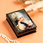 Шкатулка «Царевна», 10×14 см, лаковая миниатюра - фото 317979935