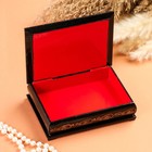 Шкатулка для украшений «Царевна», 10×14 см, лаковая миниатюра - Фото 2