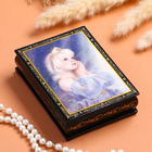 Шкатулка «Принцесса», 10×14 см, лаковая миниатюра - Фото 4