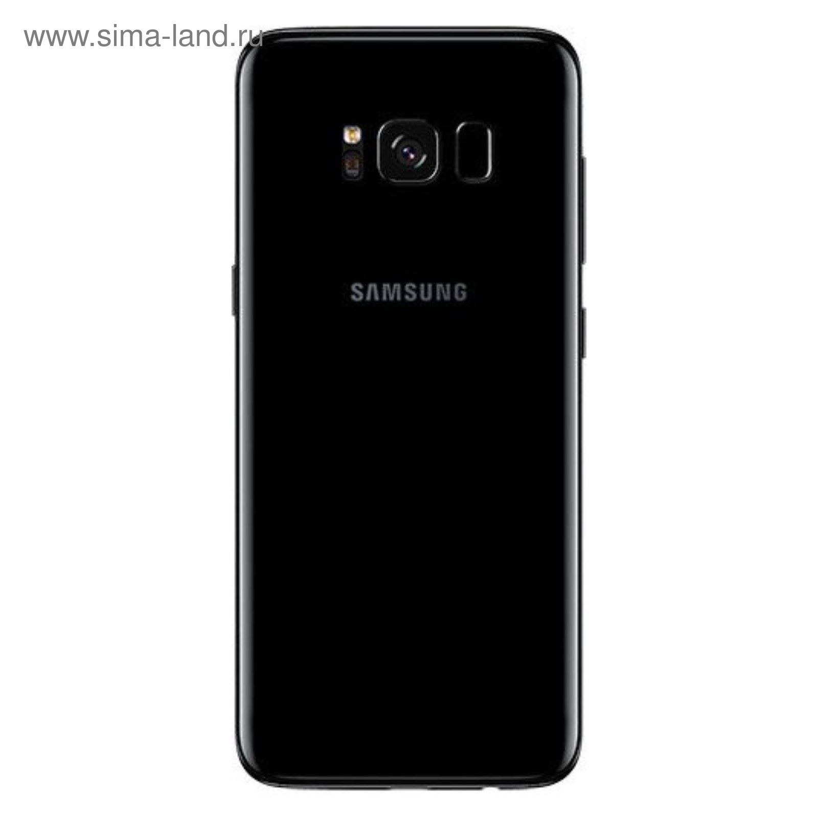 Смартфон Samsung Galaxy S8 SM-G950F, 64 GB, black (2480879) - Купить по  цене от 54 889.91 руб. | Интернет магазин SIMA-LAND.RU