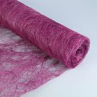 Абака натуральная тонкая, фиолетовая, с блёстками, 48 см х 4,5 м - Фото 1