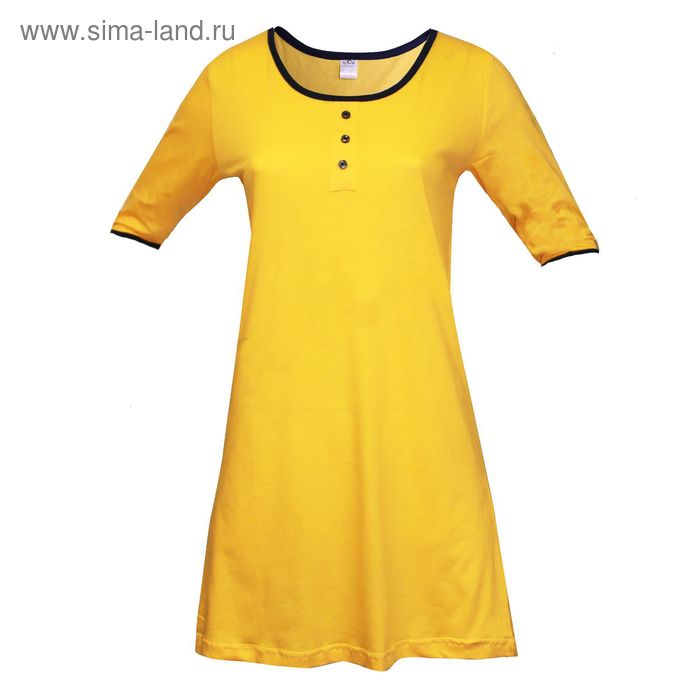 Платье женское, цвет жёлтый, размер 44 - Фото 1