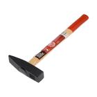 Молоток слесарный ЛОМ, квадратный боек, деревянная рукоятка, 500 г - Фото 1