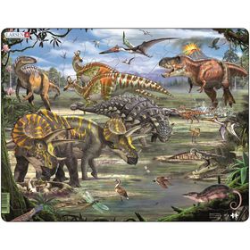 Пазл «Динозавры», 65 деталей (FH31)