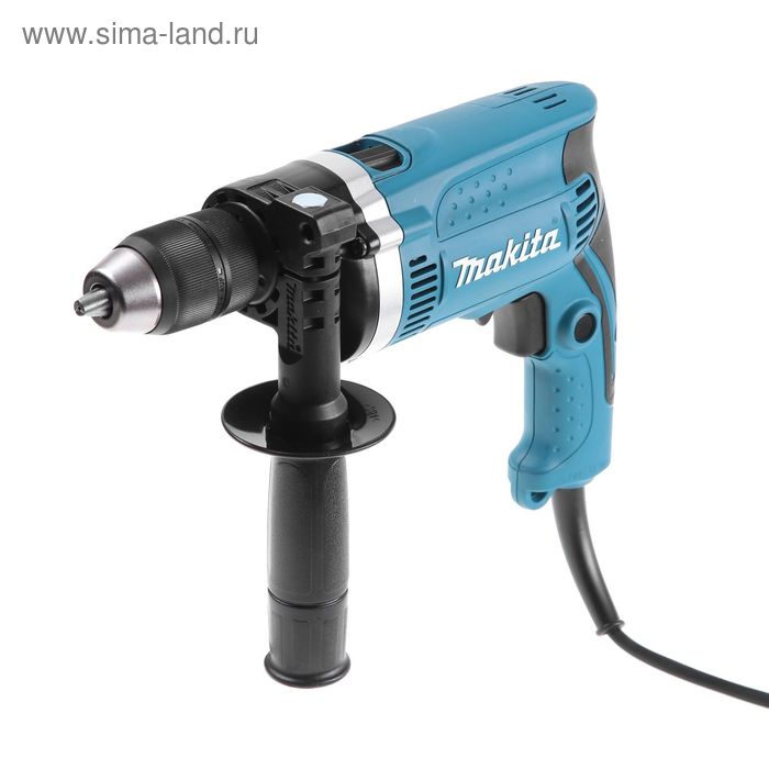 Дрель ударная Makita НР 1631, 710 Вт, БЗП-13 мм,0-3200 об/м,1.9 кг, кор, AL редуктор