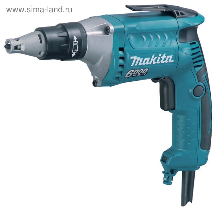 Дрель-шуруповерт Makita FS6300, для гипсокартона, 570Вт, 6000об/м,6-ти гран 1/4" - Фото 1