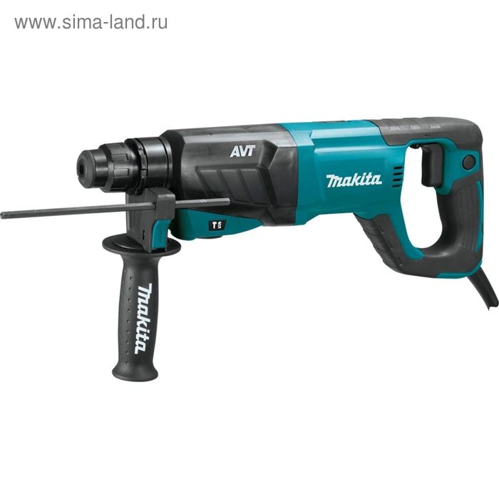 Перфоратор Makita HR 2641 800Вт,3реж,2.4Дж, 0-4500уд/мин,3.1кг,чем,АВТ,Д-образ.ручка - Фото 1