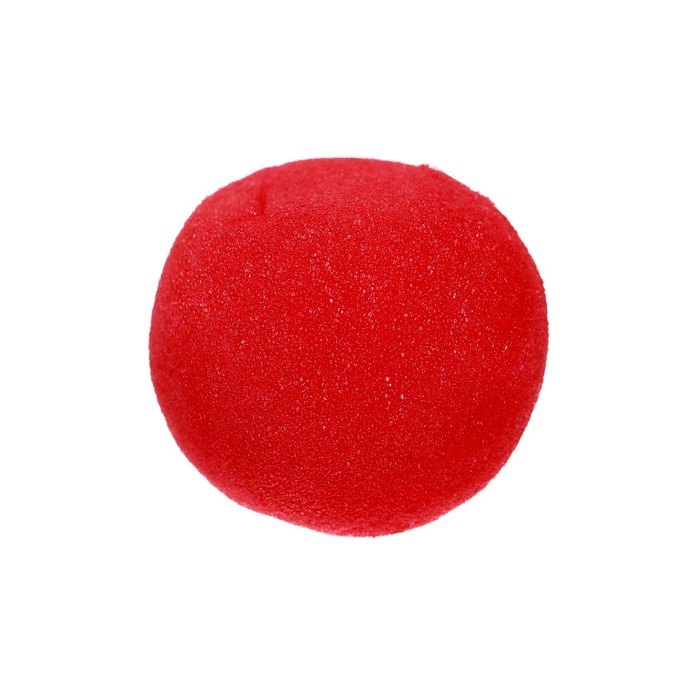 Нос клоуна, красный - Фото 1