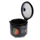 Мультиварка "Добрыня" DO-1009, 11 программ, 4 л, 1000 Вт, черная "маки" - фото 51331299