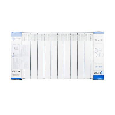 Радиатор биметаллический STOUT Space 500, 500 x 90 мм, 14 секций