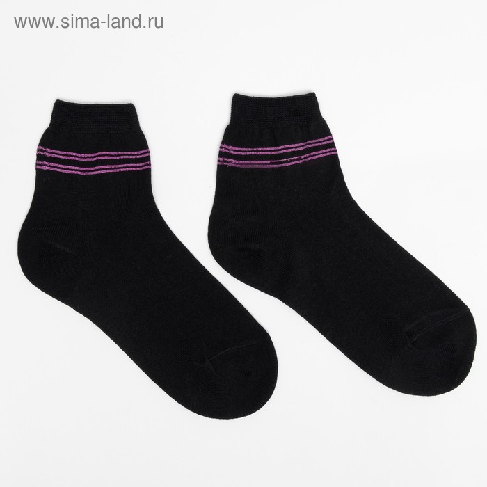 Носки женские "Экономь и Я", размер 36 (23 см), цвет чёрный - Фото 1