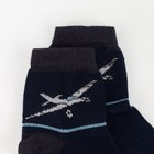 Носки детские "ЭкономьиЯ" Самолет , размер 14 (3-4 года), цвет синий - Фото 2