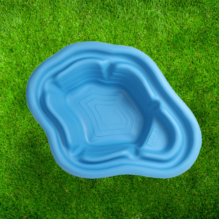Пруд садовый пластиковый, 190 л, синий - фото 1908317184