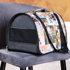 Сумка - переноска для животных с принтом, 46×28.5×30 см, цвет МИКС - Фото 10