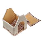 Дом с 3D-крышей 39 х 39 х 43 см, микс цветов - Фото 3