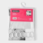 Штора для ванной Доляна «Белые цветы», 180×180 см, EVA - Фото 7