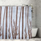Штора для ванны Доляна «Бамбуковый лес», 180×180 см, EVA - Фото 1