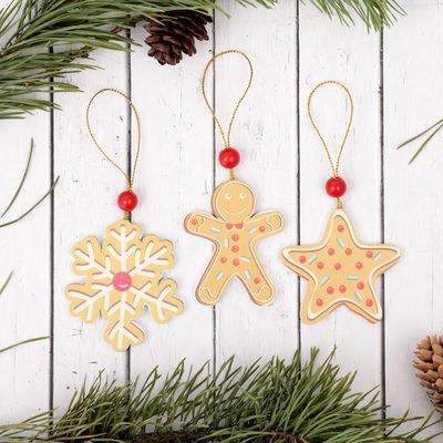 Елочная игрушка «Печенька», МИКС