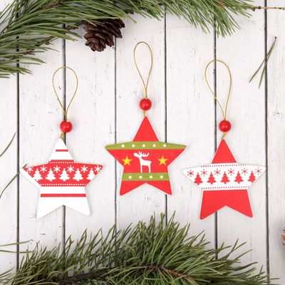 Елочная игрушка «Звёздочка», МИКС