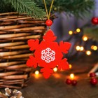 Елочная игрушка «Снежинка», МИКС - Фото 2