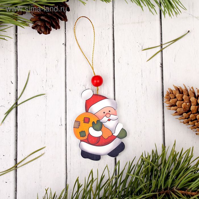 Елочная игрушка Лесная мастерская «Дедушка с мешком» - Фото 1