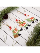 Елочная игрушка «Поздравления», МИКС 1887076