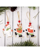 Елочная игрушка «Весёлые катания», МИКС, односторонняя - Фото 2