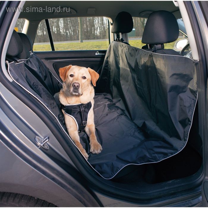 Подстилка для собаки Trixie в автомобиль, 1.45х1.60 м, черный - Фото 1