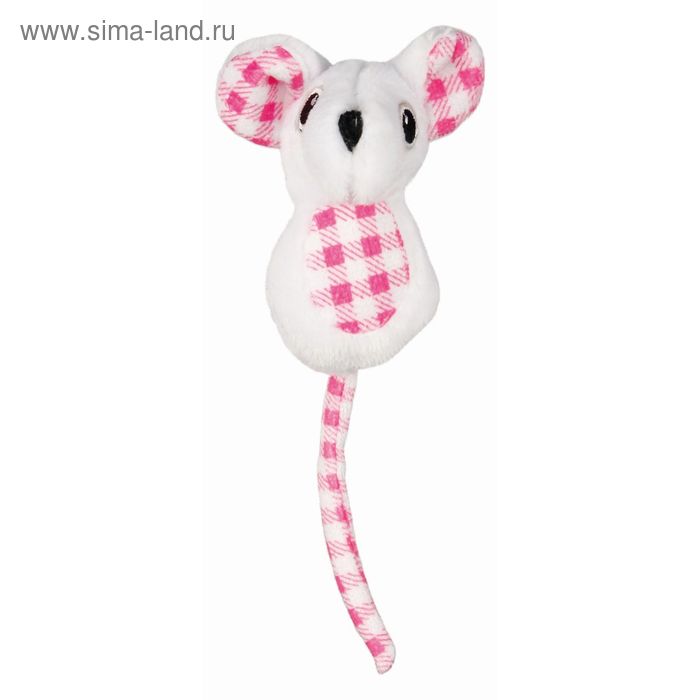 Игрушка Trixie "Мышь", плюш, 8 см - Фото 1
