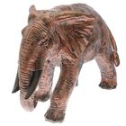 Фигура "Слон огромный", 82х60см медь -СТЕКЛОПЛАСТИК - Фото 1