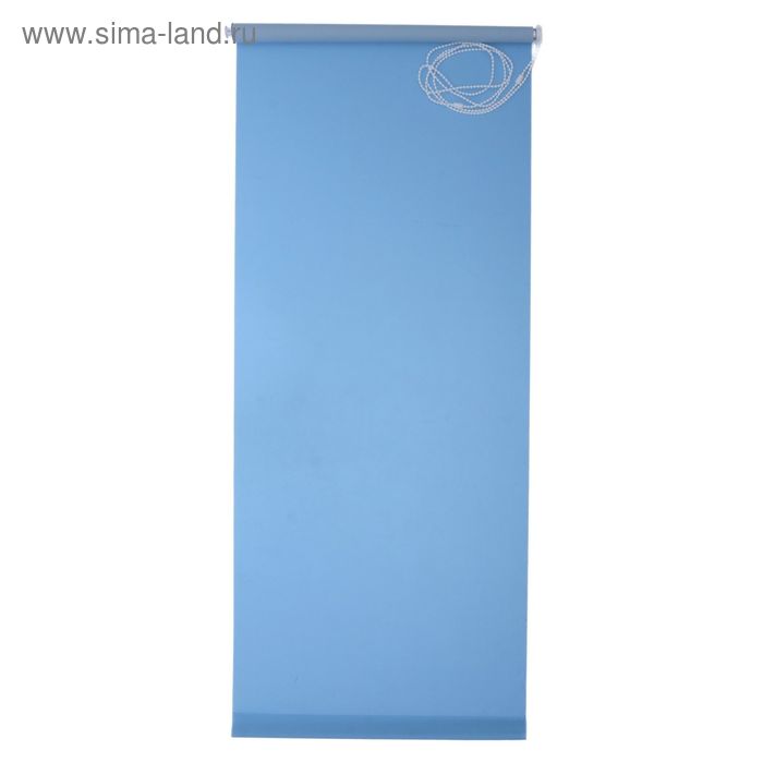 Штора рулонная 50х175 см "Плайн", цвет васильковый - Фото 1