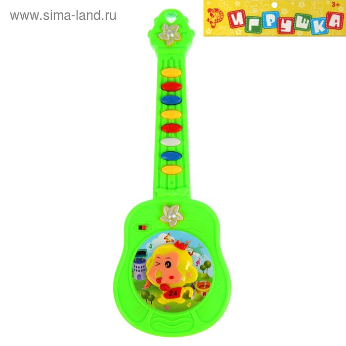 Музыкальная игрушка гитара «Королева обезьянка», МИКС - Фото 1