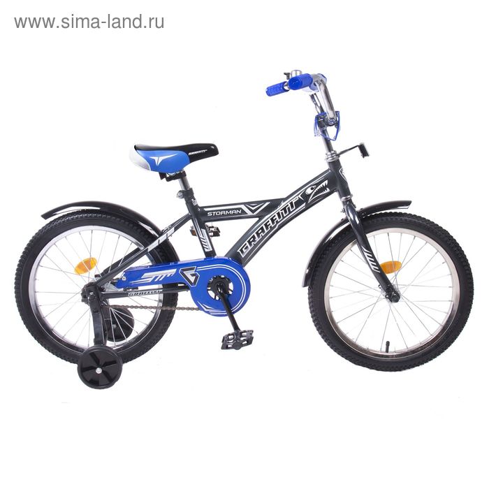 Велосипед 18" Graffiti Storman RUS, цвет серый - Фото 1