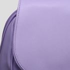 Рюкзак молодёжный на молнии, 1 отдел, 2 наружных кармана, цвет сиреневый - Фото 4