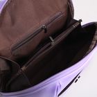 Рюкзак молодёжный на молнии, 1 отдел, 2 наружных кармана, цвет сиреневый - Фото 5