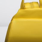 Рюкзак на молнии, 2 отдела, наружный карман, цвет жёлтый - Фото 4