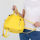 Рюкзак молодёжный, отдел на молнии, 3 наружных кармана, цвет жёлтый - Фото 8