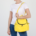 Рюкзак молодёжный, отдел на молнии, 3 наружных кармана, цвет жёлтый - Фото 9