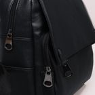 Рюкзак на молнии, 1 отдел, 4 наружных кармана, цвет чёрный - Фото 4