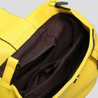 Рюкзак молодёжный, отдел на кнопке, наружный карман, цвет жёлтый - Фото 5