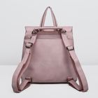 Рюкзак на стяжке шнурком, 1 отдел, наружный карман, цвет розовый - Фото 3