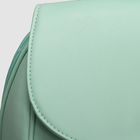Рюкзак молодёжный на молнии, 1 отдел, 2 наружных кармана, цвет зелёный - Фото 4