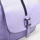 Рюкзак-сумка на молнии, 2 отдела, 2 наружный кармана, цвет сиреневый - Фото 4